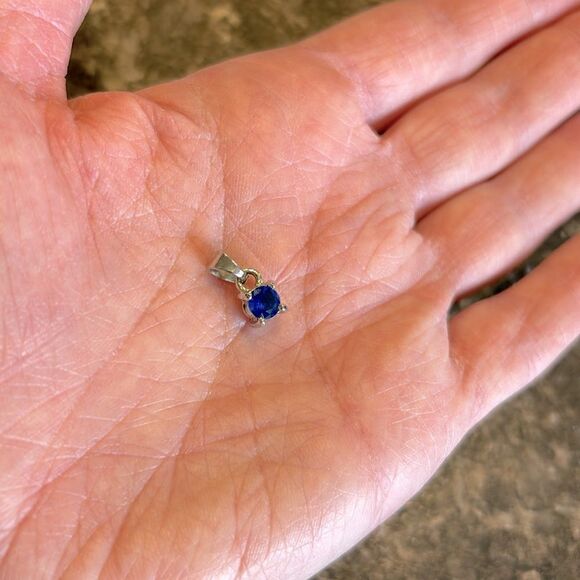 Saphir pendant  - Picture 3 of 4